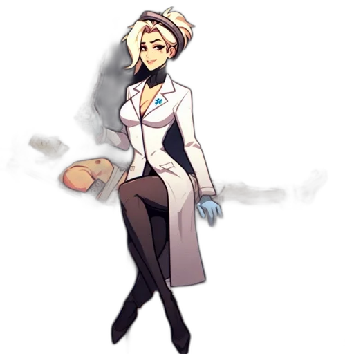staff, dress, jacket, concept art transparent PNG cut-out