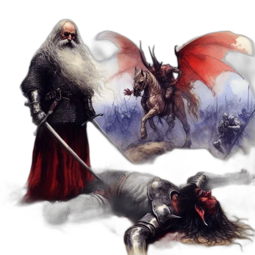 dragon, fantasy art, concept art, comic book art transparent PNG cut-out