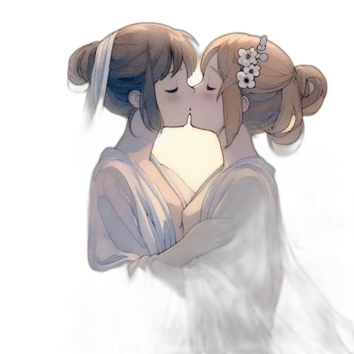mask, watercolor, anime, concept art transparent PNG cut-out