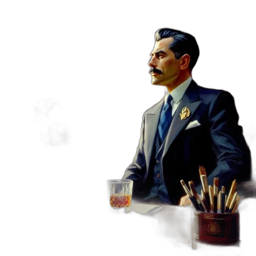 staff, photorealistic, concept art, oil painting transparent PNG cut-out