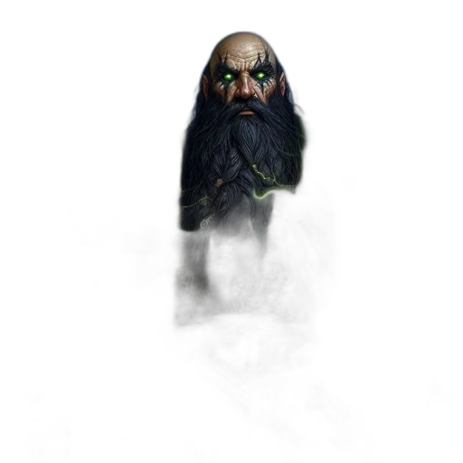 creature, mask, face, staff transparent PNG cut-out
