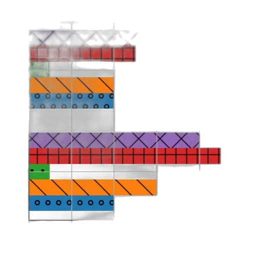 pixel art, 3d render, colorful, bar transparent PNG cut-out