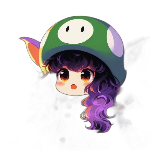 hat, dragon, creature, staff transparent PNG cut-out