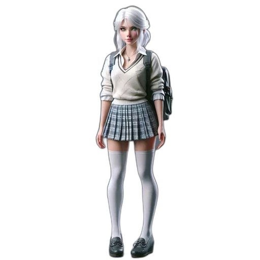 jacket, dress, creature, concept art transparent PNG cut-out