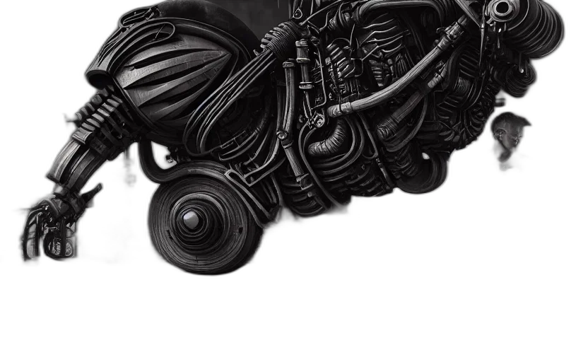 hair, mask, weapon, car transparent PNG cut-out