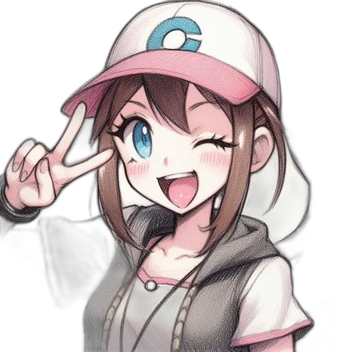 hat, staff, face, jacket transparent PNG cut-out