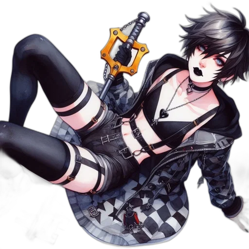 weapon, sword, staff, robot transparent PNG cut-out