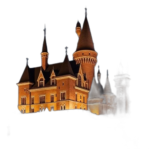 building, concept art, watercolor, pixel art transparent PNG cut-out