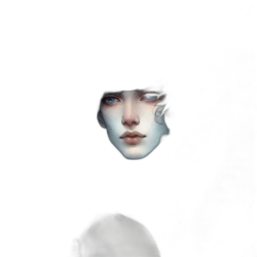 face, mask, creature, robot transparent PNG cut-out