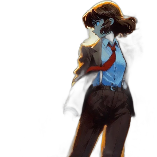 jacket, robot, dress, staff transparent PNG cut-out