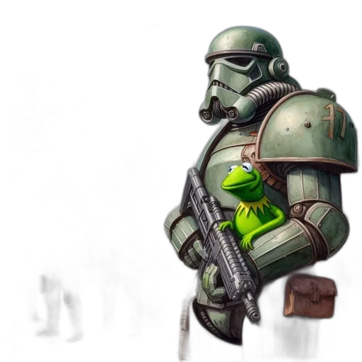 robot, weapon, concept art, fantasy art transparent PNG cut-out