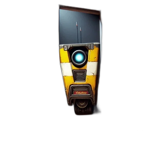 robot, weapon, staff, mask transparent PNG cut-out