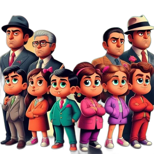 concept art, 3d render, cartoon, comic book art transparent PNG cut-out