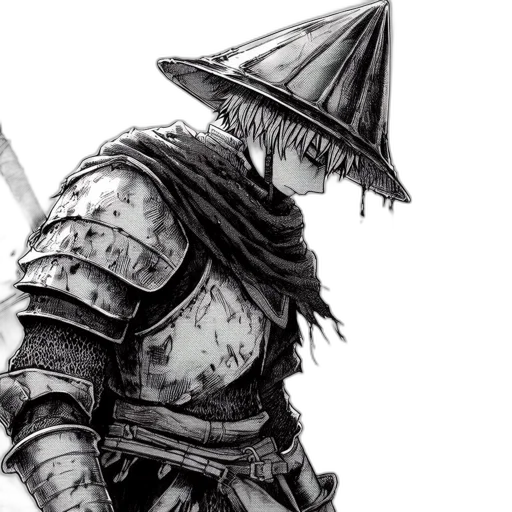 hat, sword, mask, staff transparent PNG cut-out