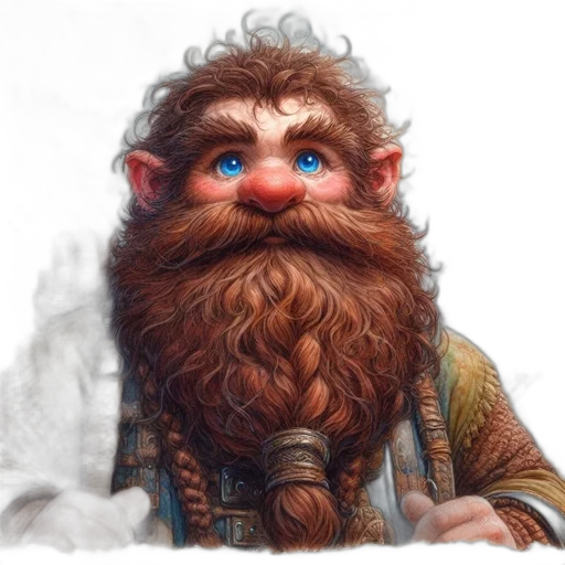 face, staff, creature, fantasy art transparent PNG cut-out