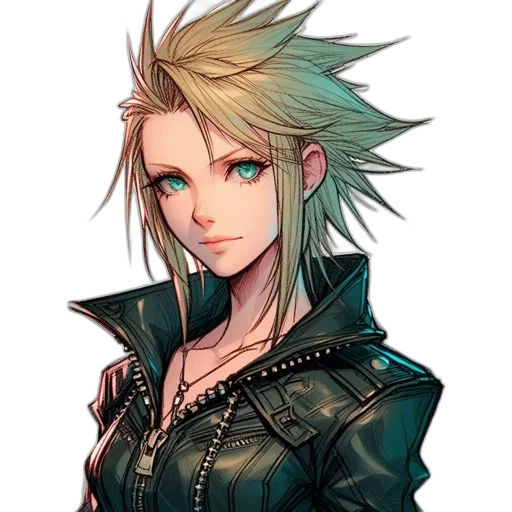 jacket, staff, face, dragon transparent PNG cut-out