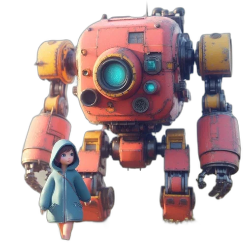 robot, weapon, creature, concept art transparent PNG cut-out