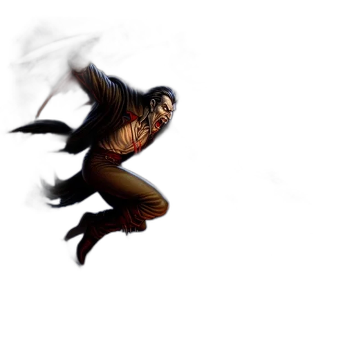creature, dragon, mask, weapon transparent PNG cut-out