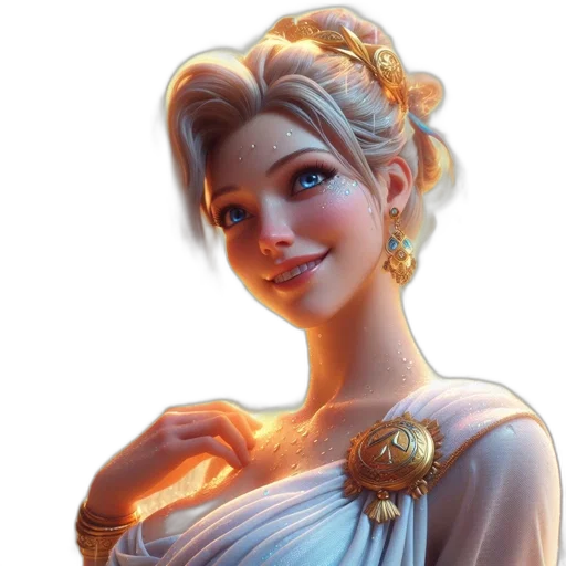 crown, dress, jewelry, face transparent PNG cut-out