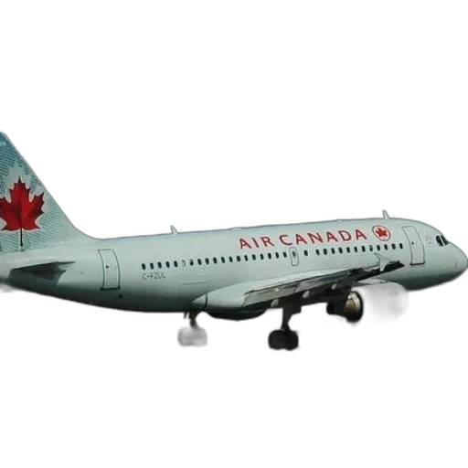 air, canada, plane, runway transparent PNG cut-out