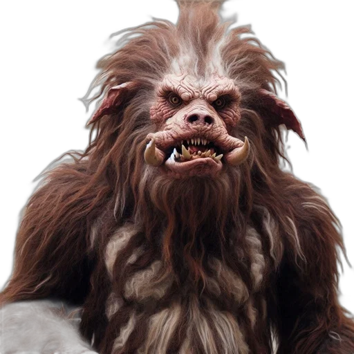 creature, animal, hair, face transparent PNG cut-out