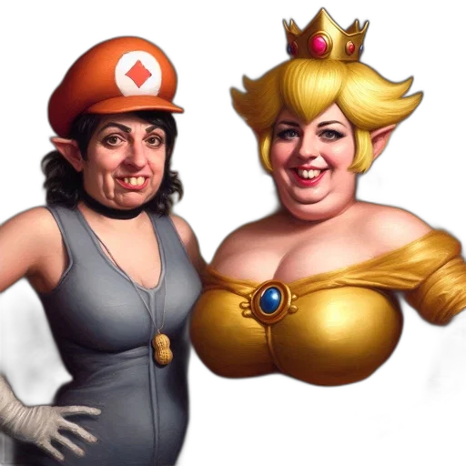 crown, concept art, 3d render, two transparent PNG cut-out