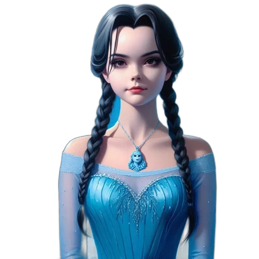 dress, concept art, 3d render, fantasy art transparent PNG cut-out