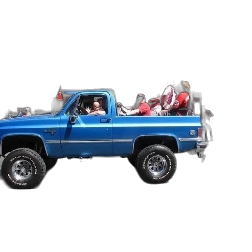 car, 3d render, blue, truck transparent PNG cut-out