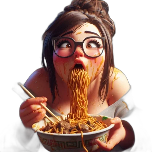 food, face, animal, photorealistic transparent PNG cut-out