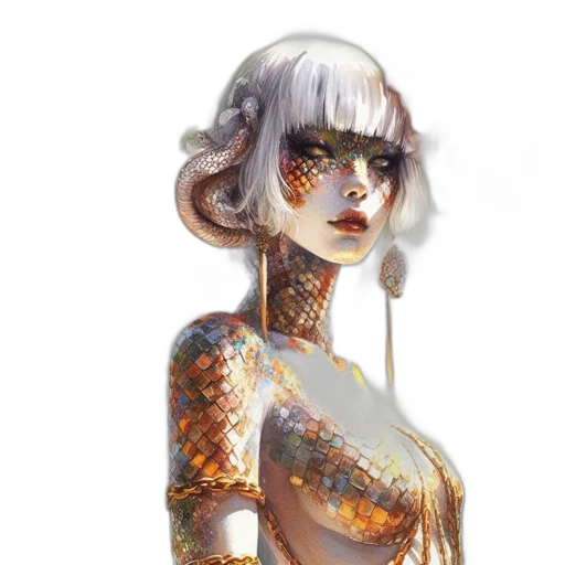 robot, dress, jewelry, creature transparent PNG cut-out