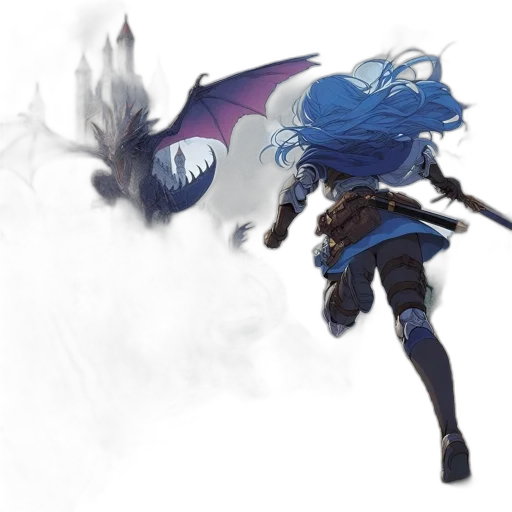 dragon, sword, weapon, staff transparent PNG cut-out
