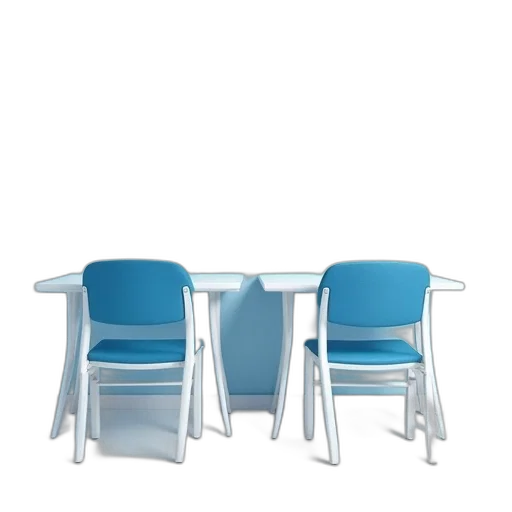 furniture, staff, umbrella, 3d render transparent PNG cut-out