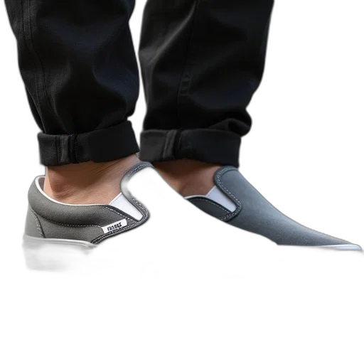 shoes, jacket, 3d render, concept art transparent PNG cut-out