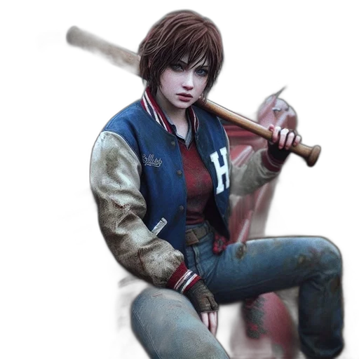 jacket, weapon, staff, sword transparent PNG cut-out