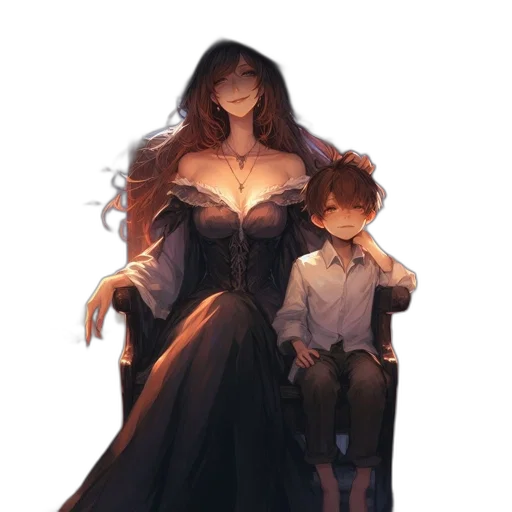 dress, crown, concept art, fantasy art transparent PNG cut-out