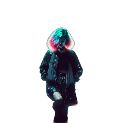 jacket, mask, hair, hat transparent PNG cut-out