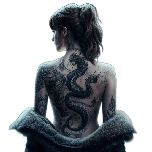 dragon, dress, creature, jewelry transparent PNG cut-out