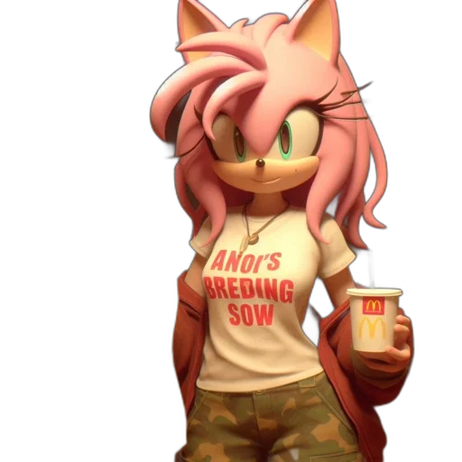 jacket, staff, animal, pixel art transparent PNG cut-out