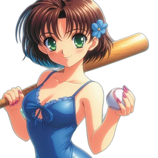 weapon, staff, umbrella, anime transparent PNG cut-out
