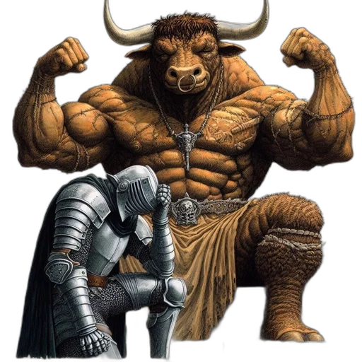animal, fantasy art, concept art, comic book art transparent PNG cut-out