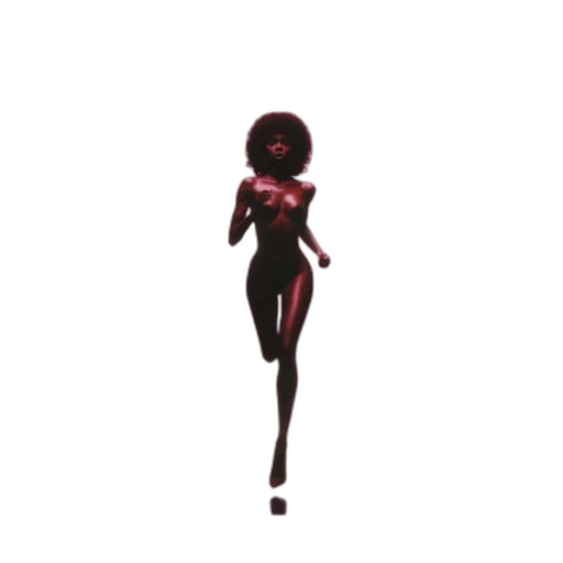 dress, staff, hair, robot transparent PNG cut-out