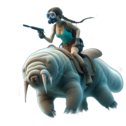 creature, animal, concept art, fantasy art transparent PNG cut-out