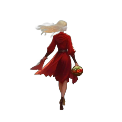 dress, hat, staff, jacket transparent PNG cut-out