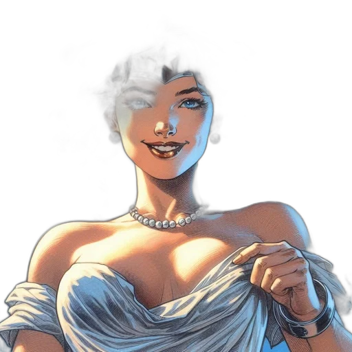 dress, jewelry, crown, face transparent PNG cut-out