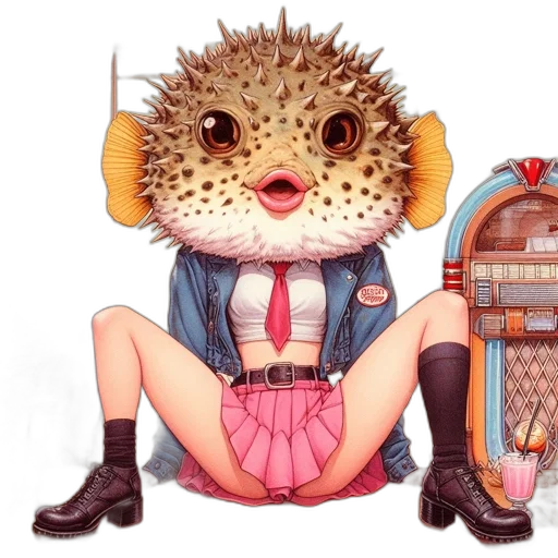 animal, creature, jacket, dress transparent PNG cut-out