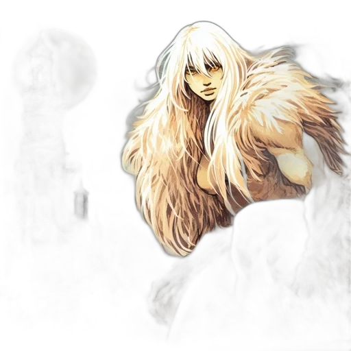 creature, hair, animal, dragon transparent PNG cut-out