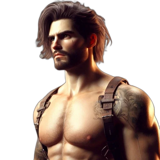 concept art, photorealistic, 3d render, fantasy art transparent PNG cut-out