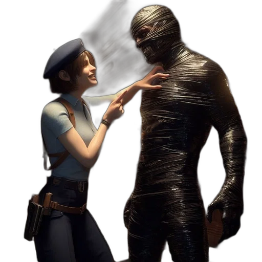 staff, creature, weapon, mask transparent PNG cut-out