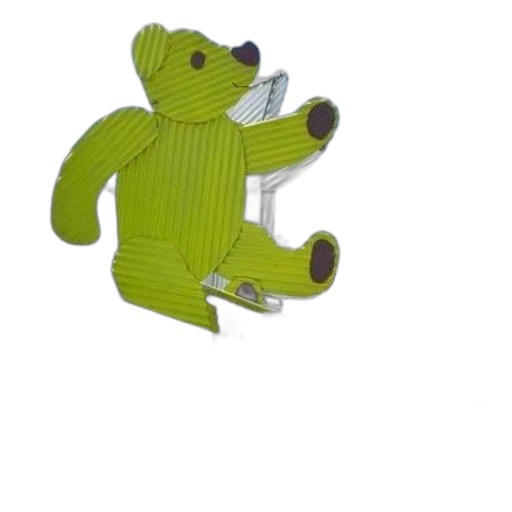 staff, 3d render, large, green transparent PNG cut-out