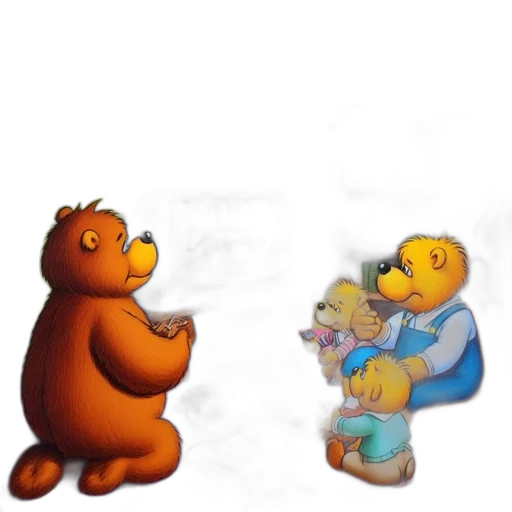 concept art, 3d render, photorealistic, oil painting transparent PNG cut-out